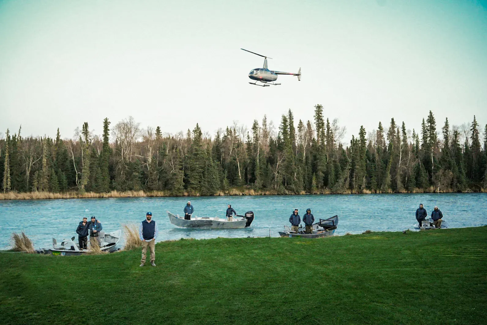 Matt Sprecher and the Alaska Steelhead Co. crew